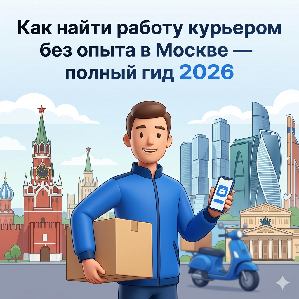 Как найти работу курьером 2026